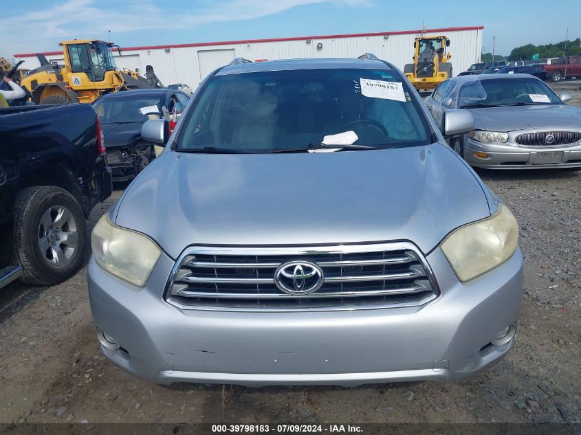 2008 Toyota Highlander Limited VIN: JTEES42A582045508 Lot: 39798183