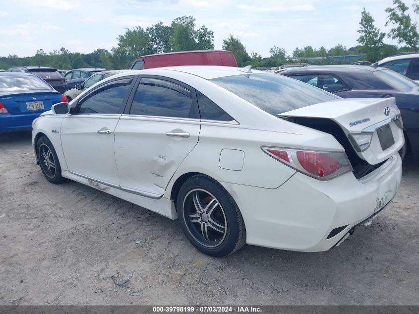 2013 Hyundai Sonata Hybrid VIN: KMHEC4A47DA071195 Lot: 39798199