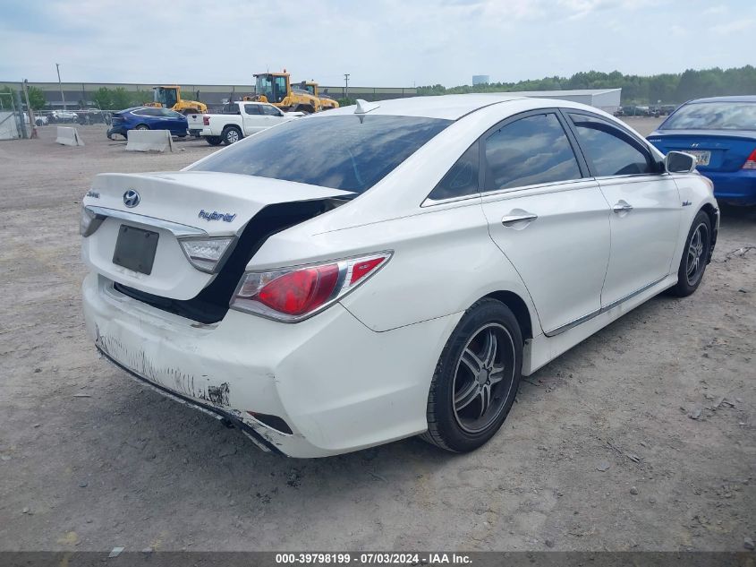 2013 Hyundai Sonata Hybrid VIN: KMHEC4A47DA071195 Lot: 39798199