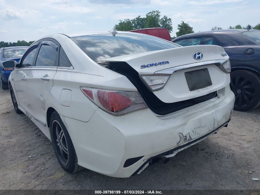 2013 Hyundai Sonata Hybrid VIN: KMHEC4A47DA071195 Lot: 39798199