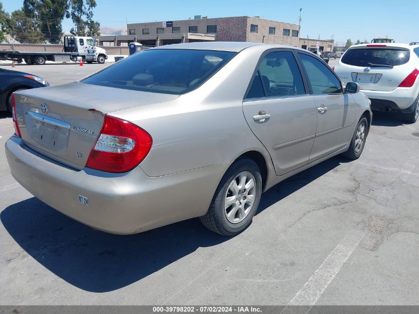 2004 Toyota Camry Le V6/Xle V6 VIN: JTDBF32K640157951 Lot: 39798202