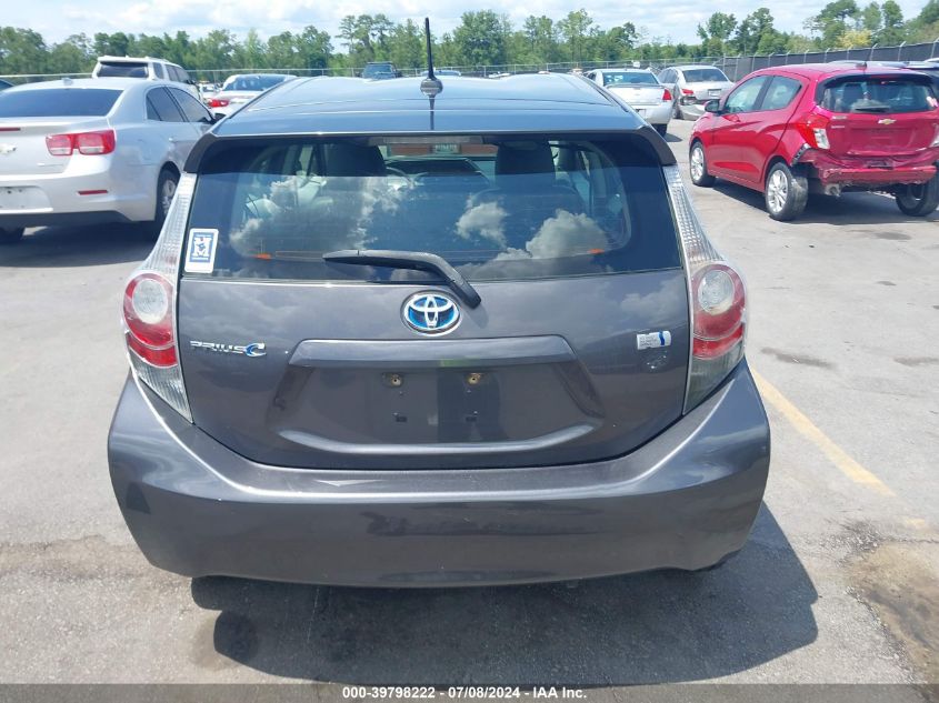 2013 Toyota Prius C Four VIN: JTDKDTB34D1537458 Lot: 39798222