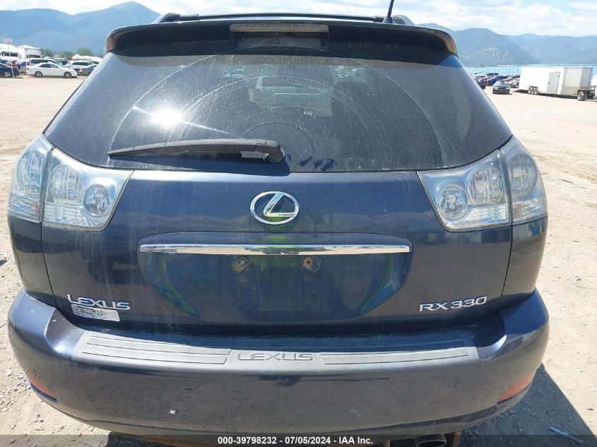 2005 Lexus Rx 330 VIN: 2T2HA31U05C055186 Lot: 39798232