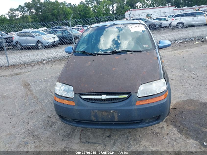 2004 Chevrolet Aveo Ls VIN: KL1TJ62624B259007 Lot: 39798235