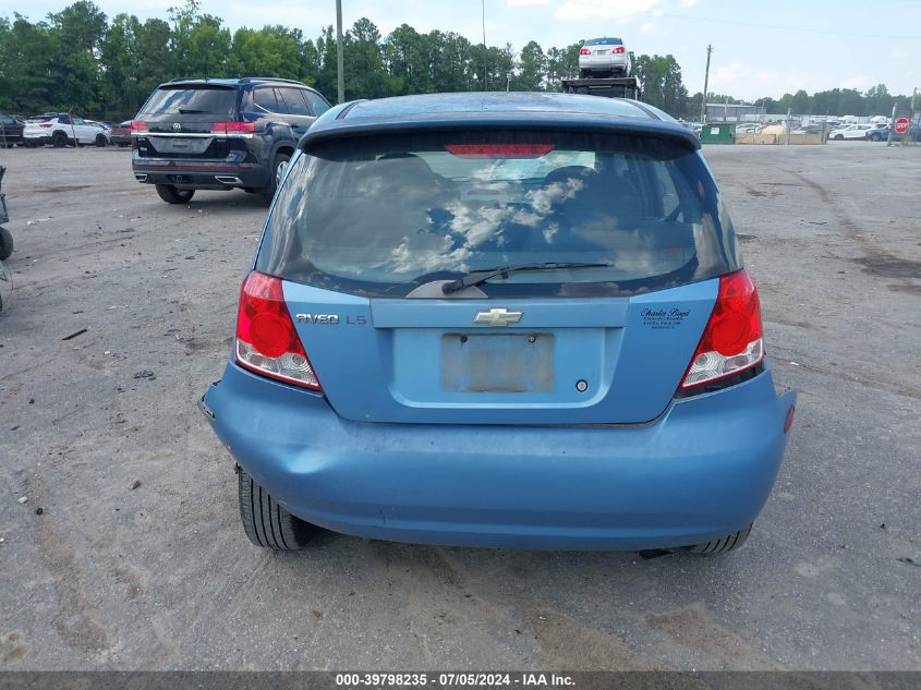 2004 Chevrolet Aveo Ls VIN: KL1TJ62624B259007 Lot: 39798235