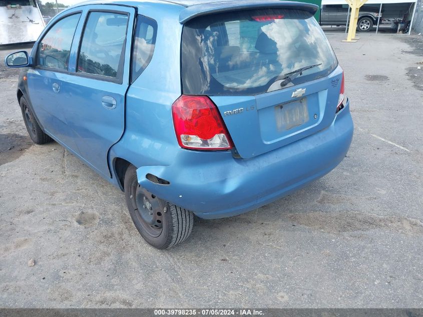 2004 Chevrolet Aveo Ls VIN: KL1TJ62624B259007 Lot: 39798235