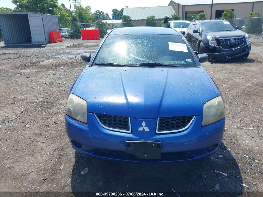 2006 Mitsubishi Galant Es/Se VIN: 4A3AB36F36E020926 Lot: 39798236