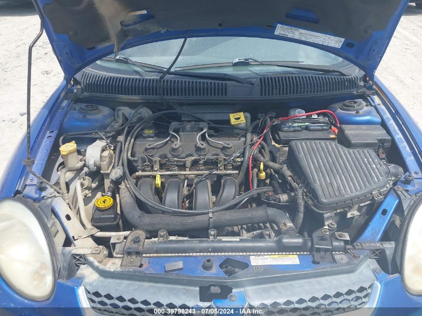 2004 Dodge Neon Sxt VIN: 1B3ES56C34D538903 Lot: 39798243