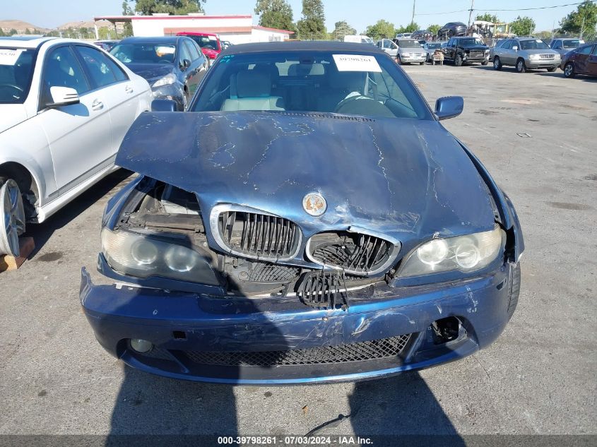 2005 BMW 325Ci Ci VIN: WBABW33445PL34258 Lot: 39798261