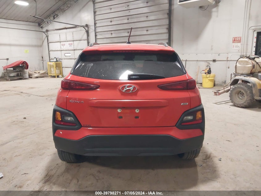 VIN KM8K2CAA2KU366884 2019 HYUNDAI KONA SEL