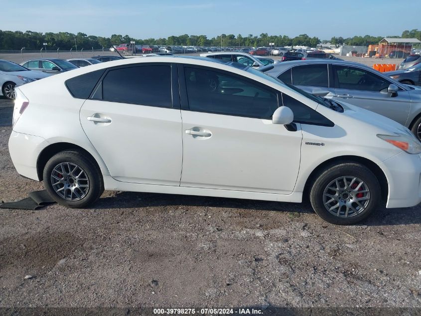 2013 Toyota Prius Three VIN: JTDKN3DUXD5562327 Lot: 39798275