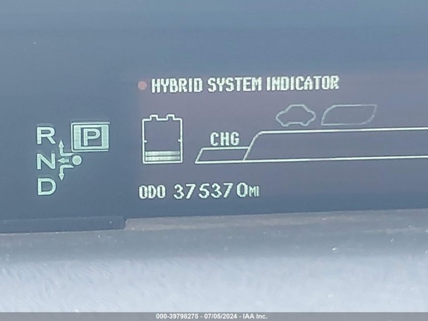 2013 Toyota Prius Three VIN: JTDKN3DUXD5562327 Lot: 39798275