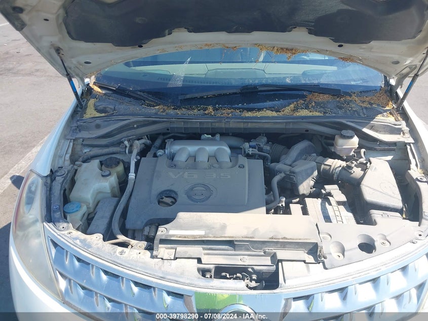 2007 Nissan Murano Sl VIN: JN8AZ08TX7W505466 Lot: 39798290