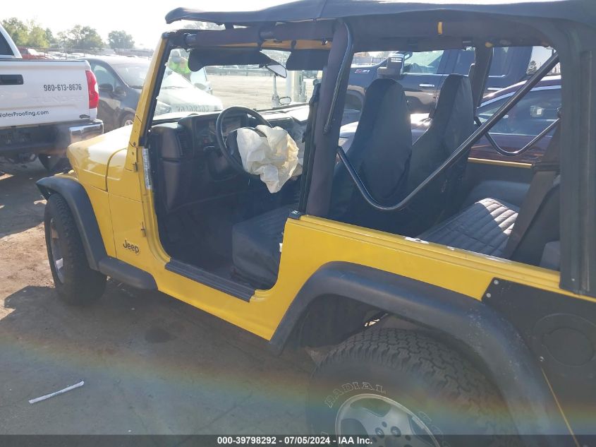 2000 Jeep Wrangler Se VIN: 1J4FA29P0YP788214 Lot: 39798292
