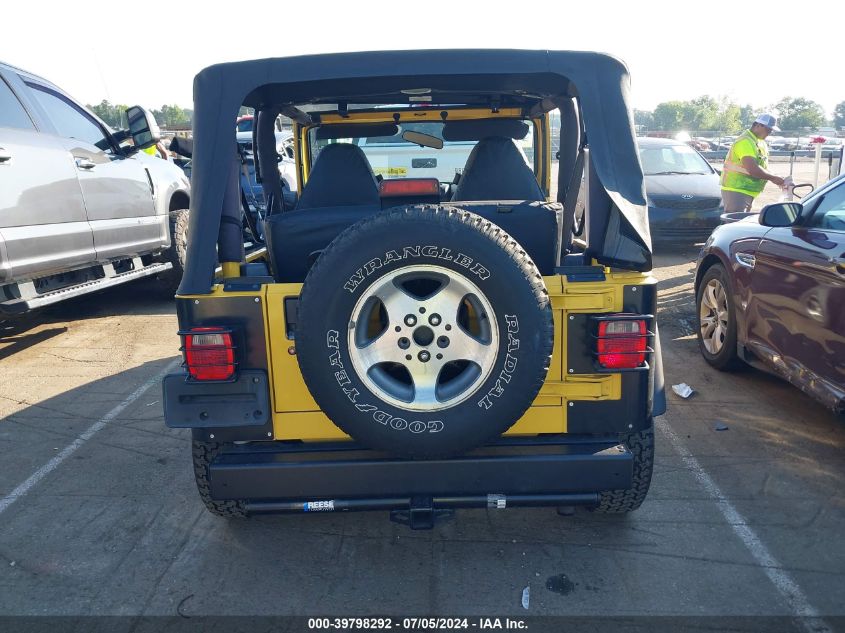 2000 Jeep Wrangler Se VIN: 1J4FA29P0YP788214 Lot: 39798292