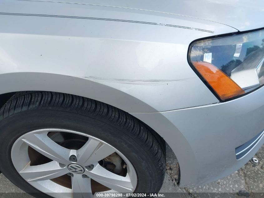 2015 Volkswagen Passat 1.8T Se VIN: 1VWBT7A3XFC030161 Lot: 39798298