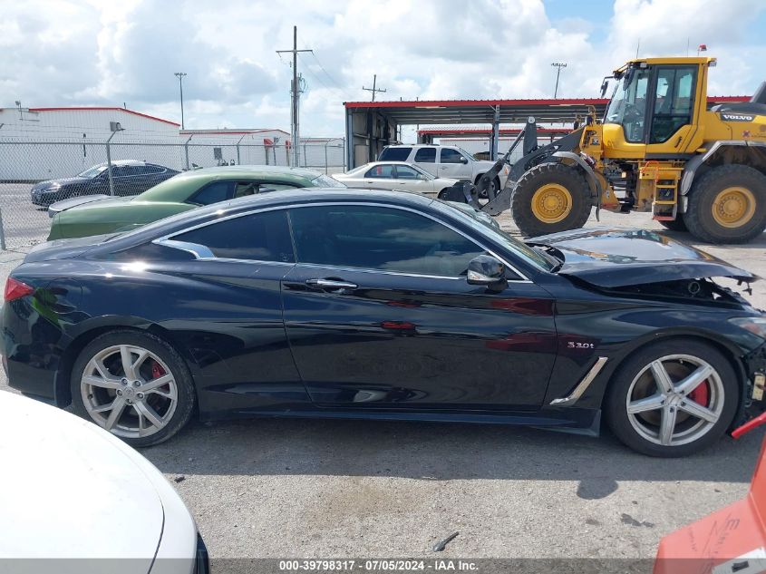 2017 Infiniti Q60 3.0T Red Sport 400 VIN: JN1FV7EK6HM610457 Lot: 39798317