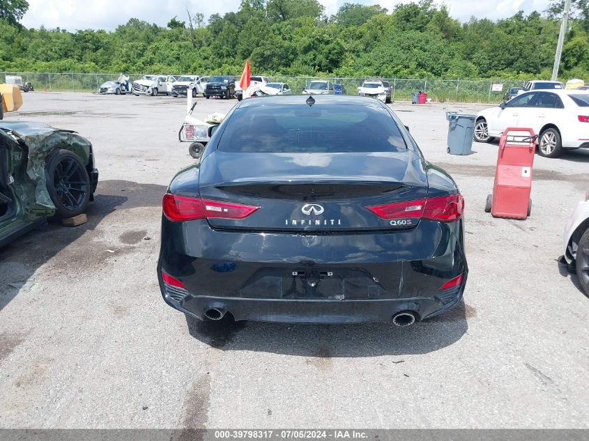 2017 Infiniti Q60 3.0T Red Sport 400 VIN: JN1FV7EK6HM610457 Lot: 39798317