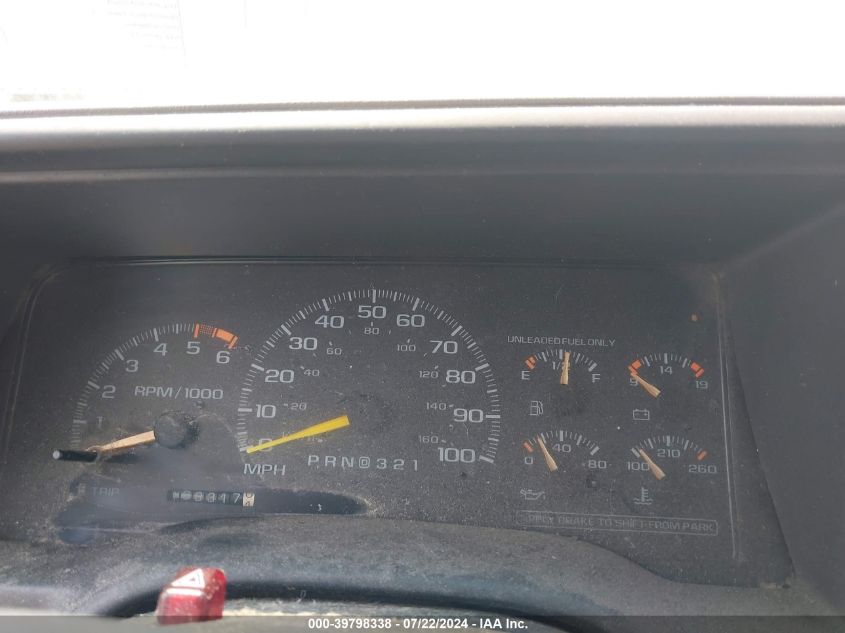 1996 Chevrolet Gmt-400 K2500 VIN: 1GCGK24R9TZ222226 Lot: 39798338