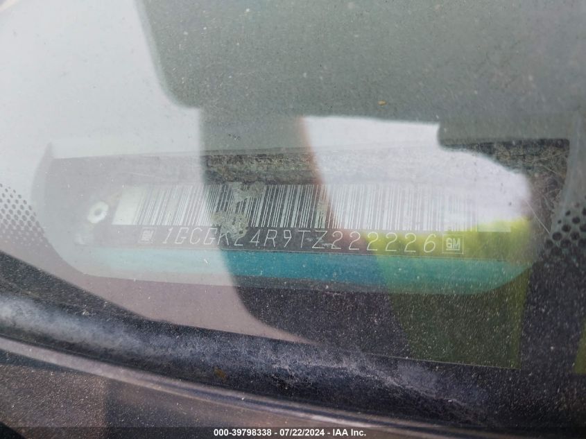 1996 Chevrolet Gmt-400 K2500 VIN: 1GCGK24R9TZ222226 Lot: 39798338