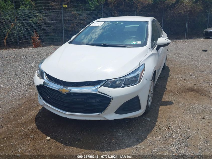 2019 Chevrolet Cruze Ls VIN: 1G1BC5SMXK7108416 Lot: 39798349