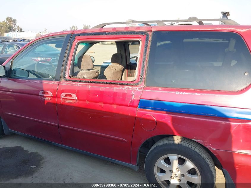 2002 Honda Odyssey Ex VIN: 2HKRL18682H501964 Lot: 39798368