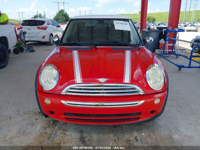 2006 Mini Cooper VIN: WMWRC33596TJ78873 Lot: 39798385