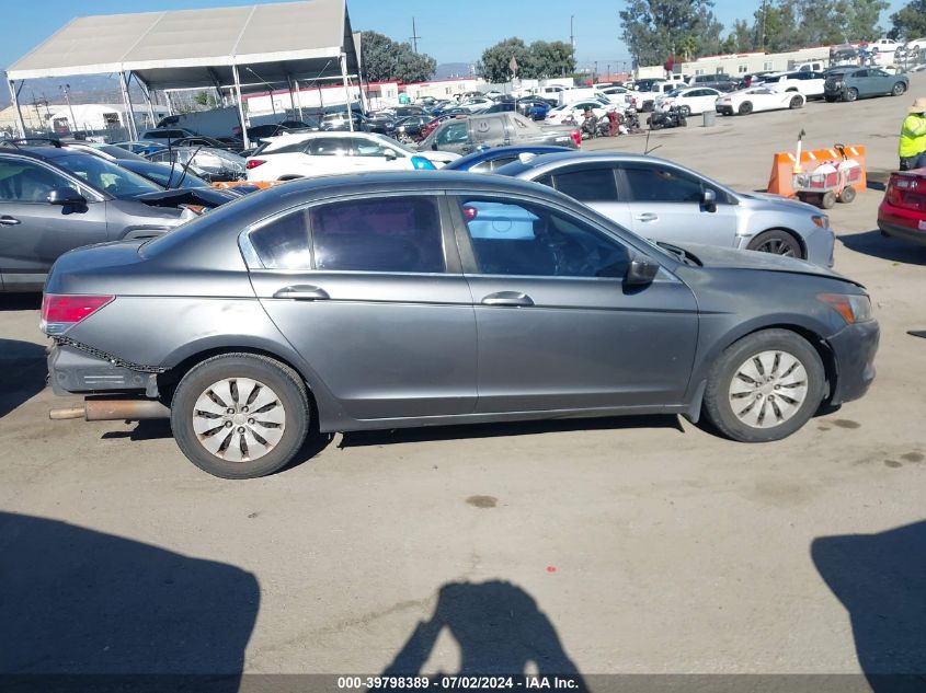 2010 Honda Accord 2.4 Lx VIN: 1HGCP2F31AA140318 Lot: 39798389