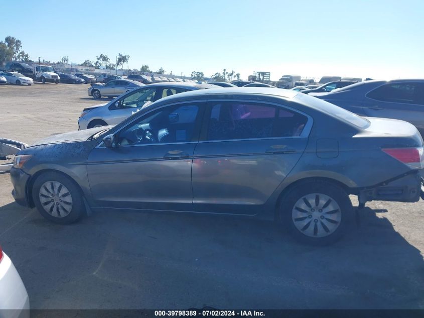 2010 Honda Accord 2.4 Lx VIN: 1HGCP2F31AA140318 Lot: 39798389