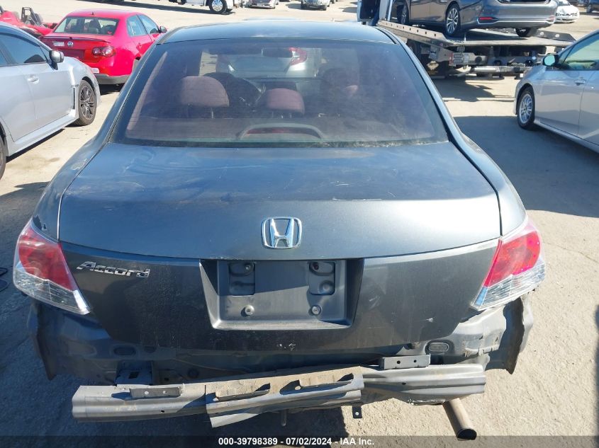 2010 Honda Accord 2.4 Lx VIN: 1HGCP2F31AA140318 Lot: 39798389