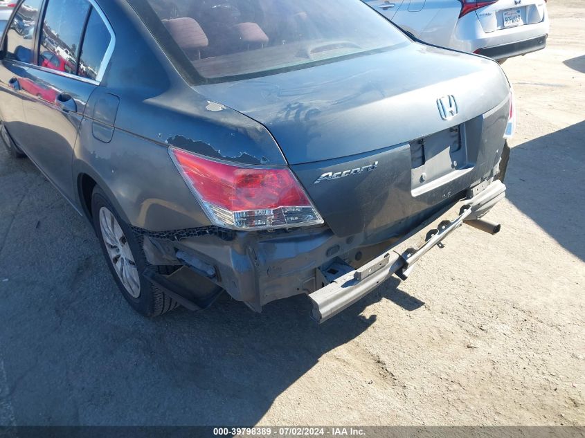 2010 Honda Accord 2.4 Lx VIN: 1HGCP2F31AA140318 Lot: 39798389