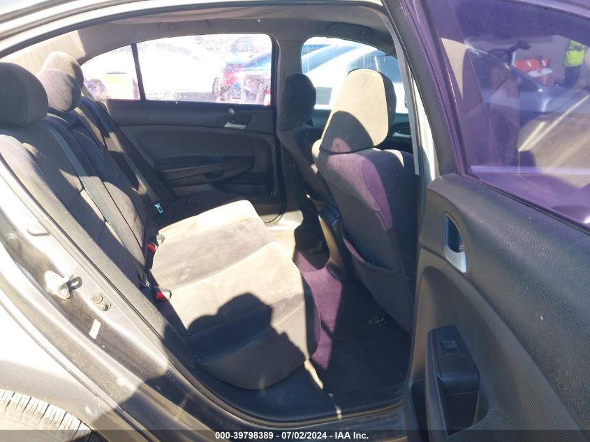 2010 Honda Accord 2.4 Lx VIN: 1HGCP2F31AA140318 Lot: 39798389