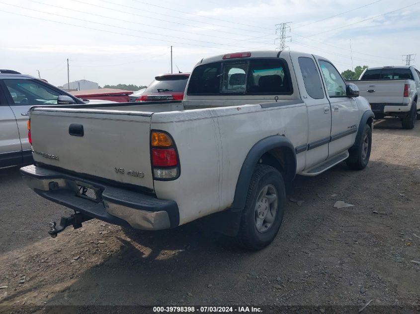 5TBBT4414YS003673 | 2000 TOYOTA TUNDRA