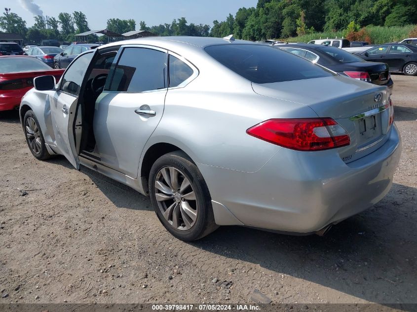 2012 Infiniti M37X VIN: JN1BY1AR8CM393704 Lot: 39798417