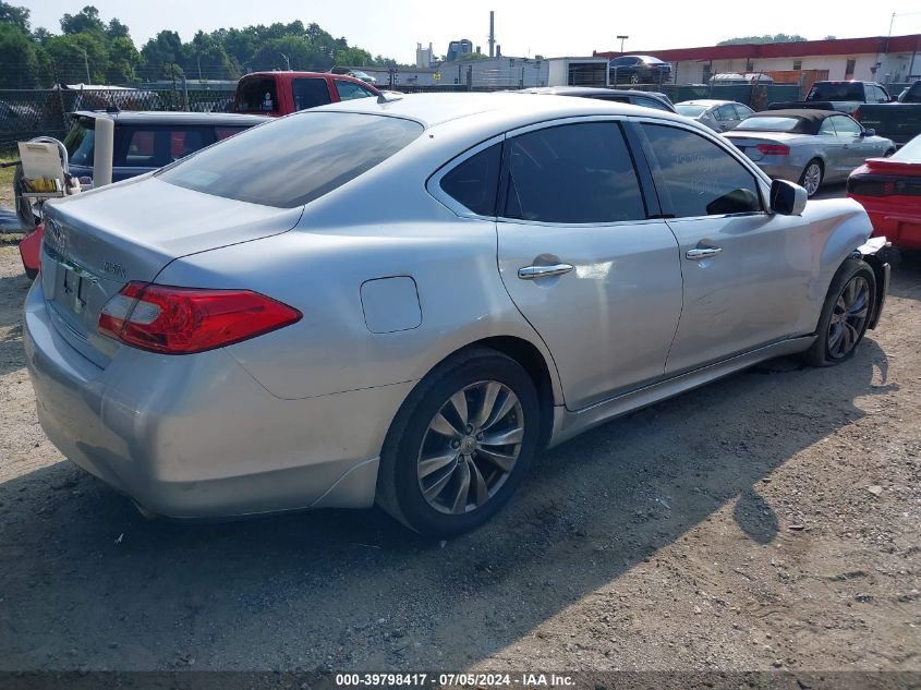 2012 Infiniti M37X VIN: JN1BY1AR8CM393704 Lot: 39798417