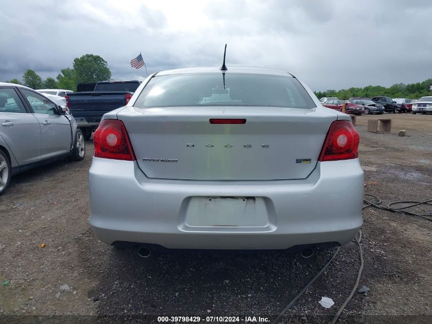 2012 Dodge Avenger Se VIN: 1C3CDZAG4CN269843 Lot: 39798429