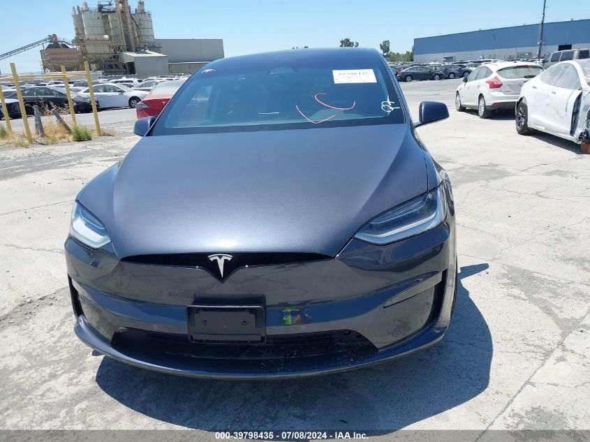 2023 Tesla Model X Dual Motor All-Wheel Drive/Standard Range VIN: 7SAXCBE58PF380483 Lot: 39798435