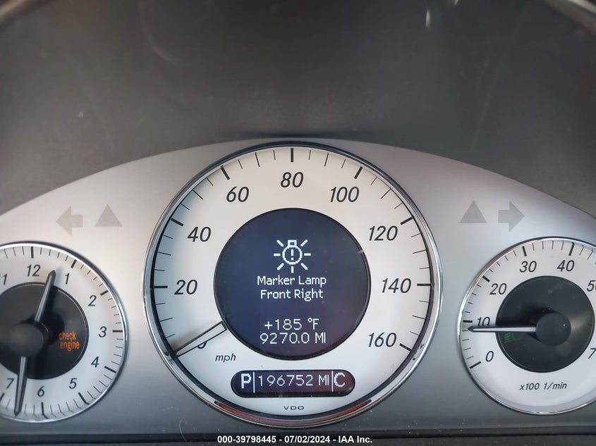 2009 Mercedes-Benz E 350 VIN: WDBUF56X39B413385 Lot: 39798445