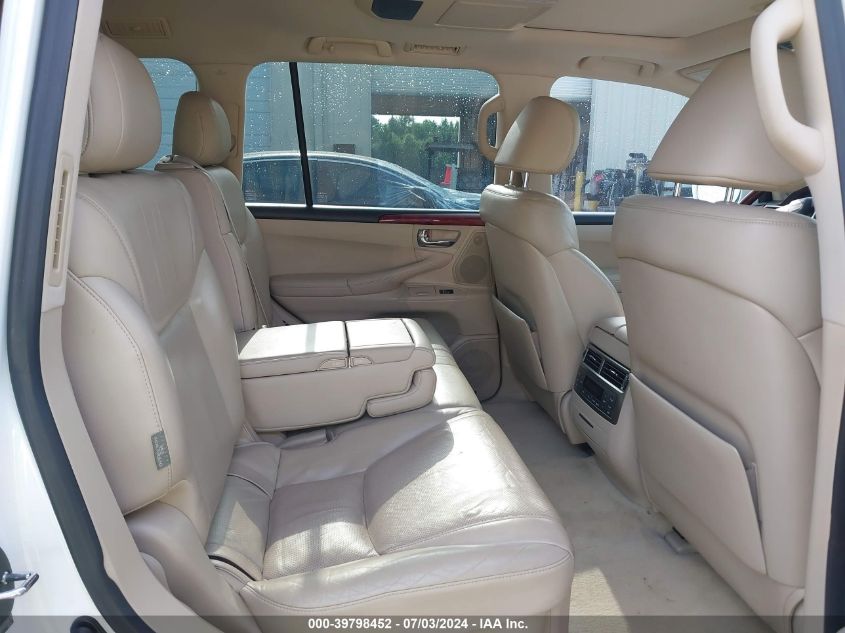 2008 Lexus Lx 570 570 VIN: JTJHY00W884008834 Lot: 39798452