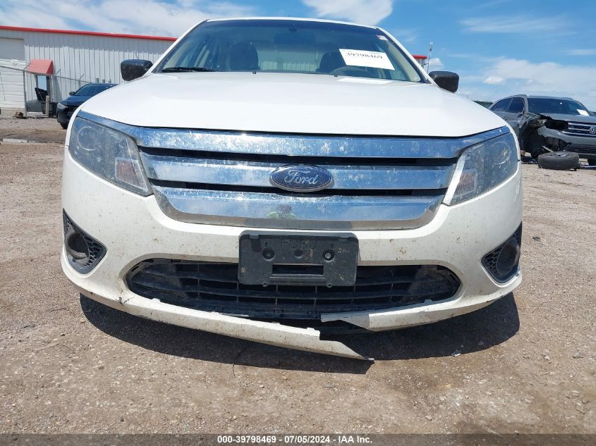 2010 Ford Fusion S VIN: 3FAHP0GA4AR220827 Lot: 39798469
