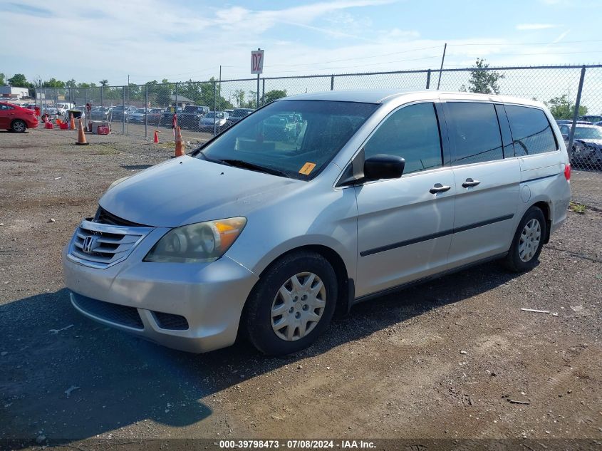 2010 Honda Odyssey Lx VIN: 5FNRL3H26AB027292 Lot: 39798473