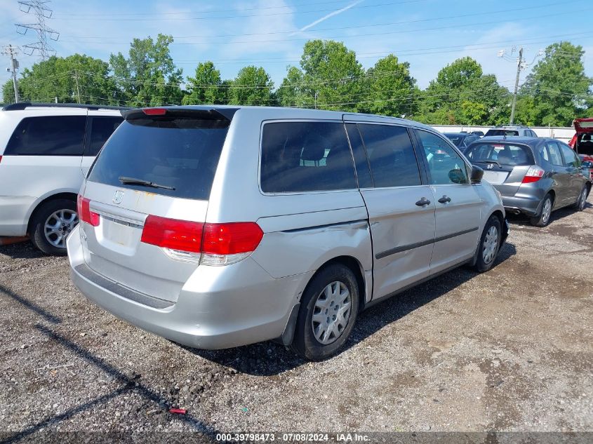 2010 Honda Odyssey Lx VIN: 5FNRL3H26AB027292 Lot: 39798473