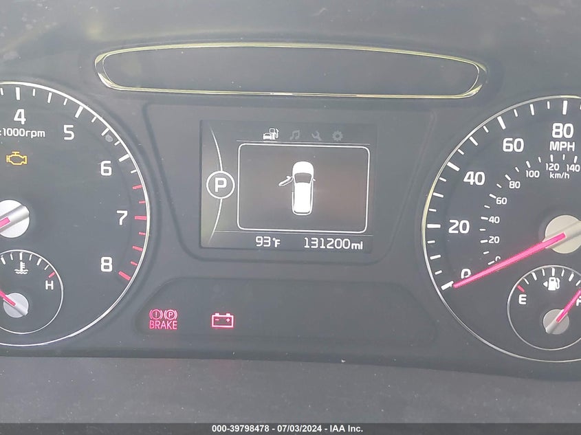 2017 Kia Sorento 2.4L Lx VIN: 5XYPG4A34HG193009 Lot: 39798478