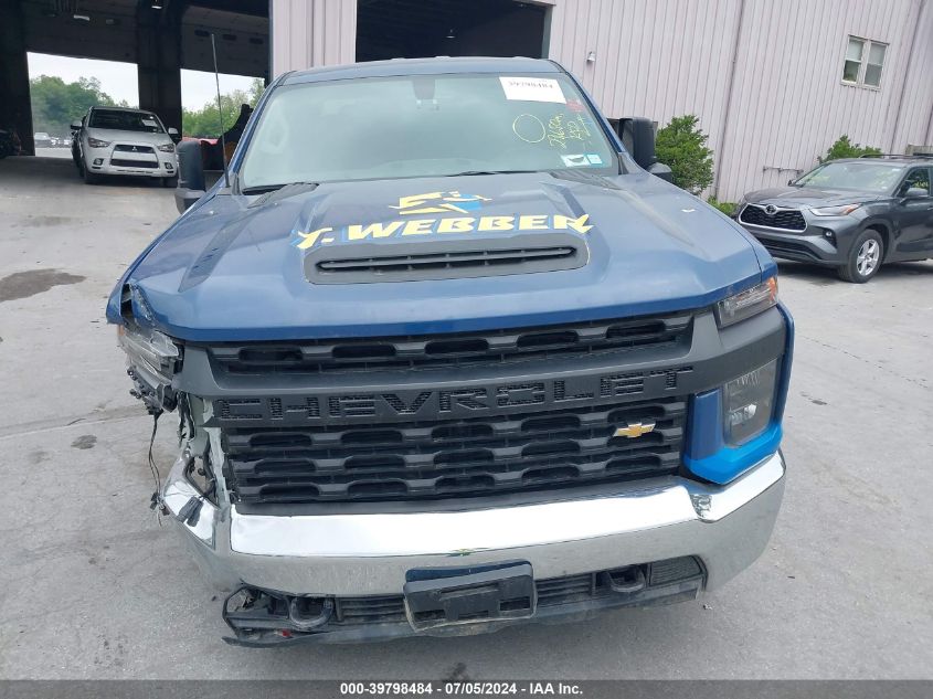 2022 Chevrolet Silverado 2500Hd 4Wd Double Cab Long Bed Wt VIN: 1GC2YLE70NF311277 Lot: 39798484