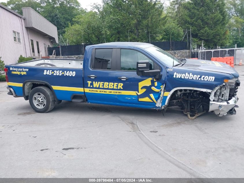 2022 Chevrolet Silverado 2500Hd 4Wd Double Cab Long Bed Wt VIN: 1GC2YLE70NF311277 Lot: 39798484