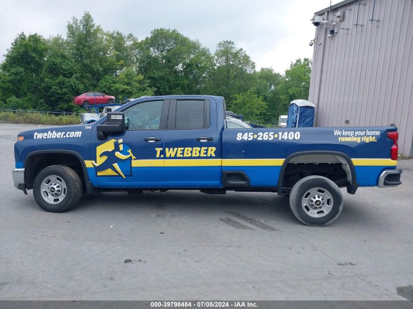 2022 Chevrolet Silverado 2500Hd 4Wd Double Cab Long Bed Wt VIN: 1GC2YLE70NF311277 Lot: 39798484