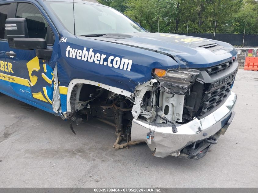 2022 Chevrolet Silverado 2500Hd 4Wd Double Cab Long Bed Wt VIN: 1GC2YLE70NF311277 Lot: 39798484