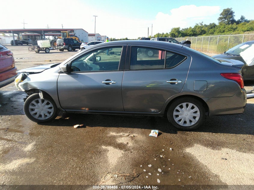 2019 Nissan Versa 1.6 Sv VIN: 3N1CN7AP6KL852087 Lot: 39798486