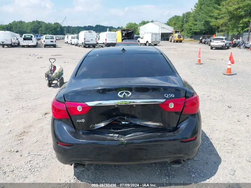 2015 Infiniti Q50 Premium VIN: JN1BV7AR8FM421808 Lot: 39798496