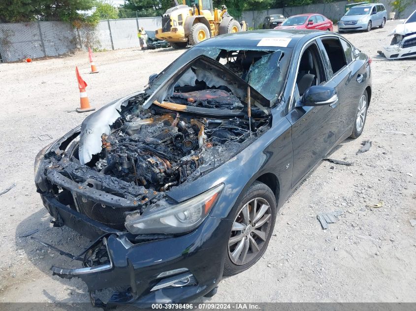 2015 Infiniti Q50 Premium VIN: JN1BV7AR8FM421808 Lot: 39798496